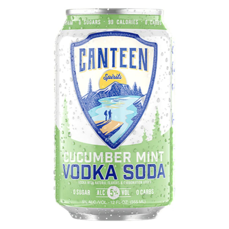 Canteen Cucumber Mint Vodka Soda 6pk - Main Street Liquor
