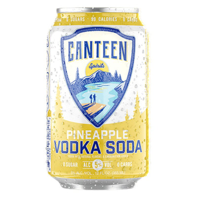 Canteen Pineapple Vodka Soda 6pk - Main Street Liquor