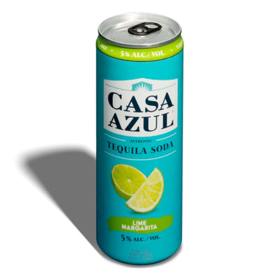 Casa Azul Lime Margarita Tequila Soda 4pk - Main Street Liquor