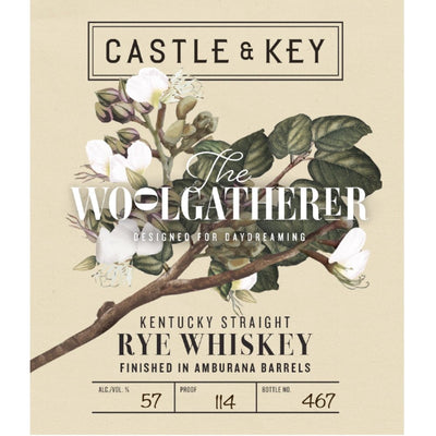 Castle & Key The Woolgatherer Rye Finished in Amburana Barrels - Main Street Liquor