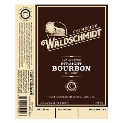 Catherine Waldschmidt Small Batch Straight Bourbon - Main Street Liquor