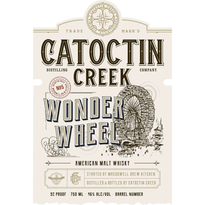 Catoctin Creek Wonder Wheel American Malt Whiskey - Main Street Liquor