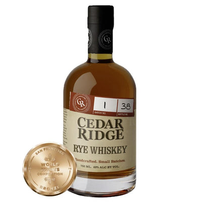 Cedar Ridge Rye Whiskey - Main Street Liquor