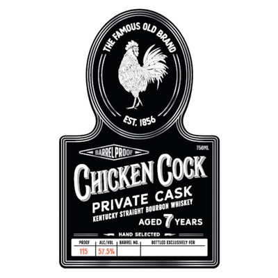 Chicken Cock 7 Year Old Private Cask Bourbon - Main Street Liquor