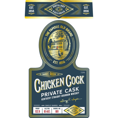Chicken Cock Single Barrel Private Cask Bourbon - Main Street Liquor