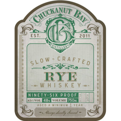 Chuckanut Bay Rye Whiskey - Main Street Liquor