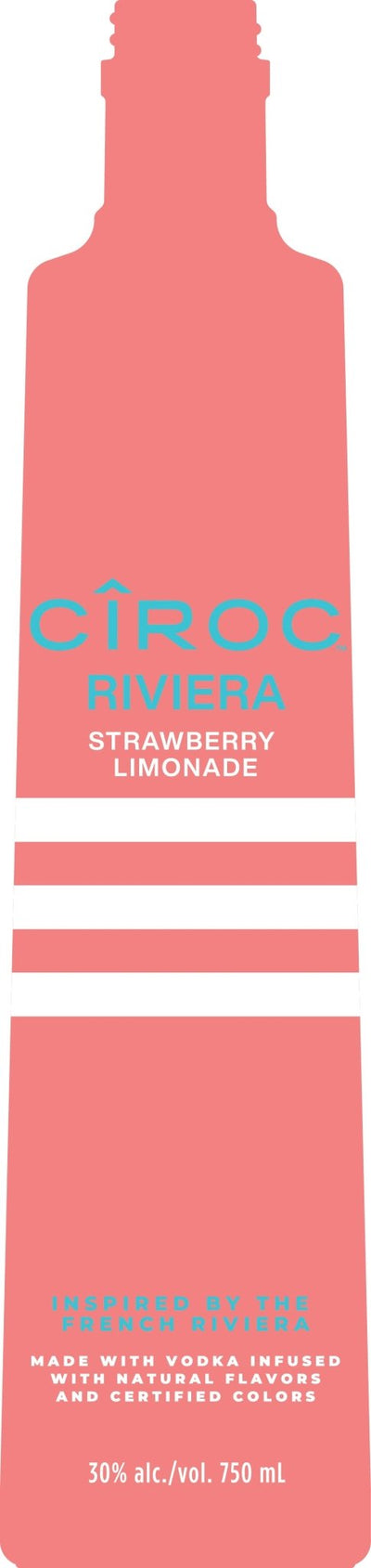 CÎROC Riviera Strawberry Lemonade Vodka - Main Street Liquor