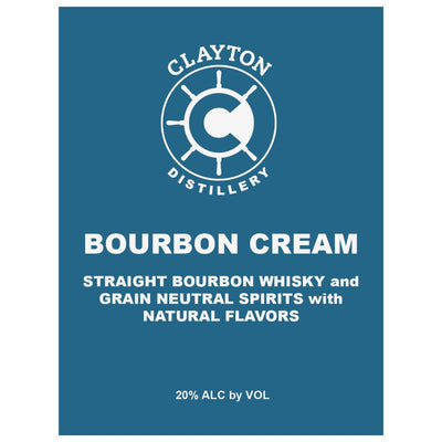 Clayton Distillery Bourbon Cream - Main Street Liquor