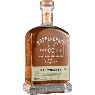 Coppercraft Distillery Rye Whiskey - Main Street Liquor