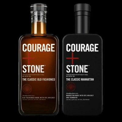 Courage + Stone 200ml Variety Pack (1 Old Fashioned + 1 Manhattan) - Main Street Liquor