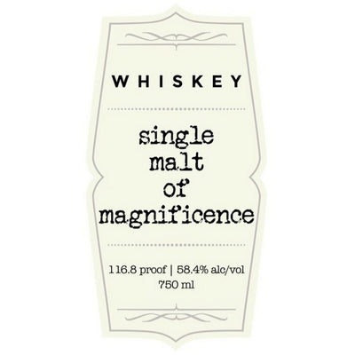 Crowded Barrel Whiskey Single Malt of Confidence - Main Street Liquor