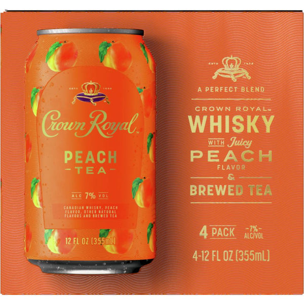 Buy Crown Royal Peach Tea Canned Cocktail® Online | Hard Seltzer
