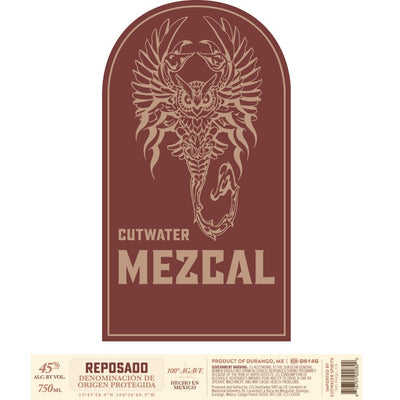 Cutwater Mezcal Reposado - Main Street Liquor