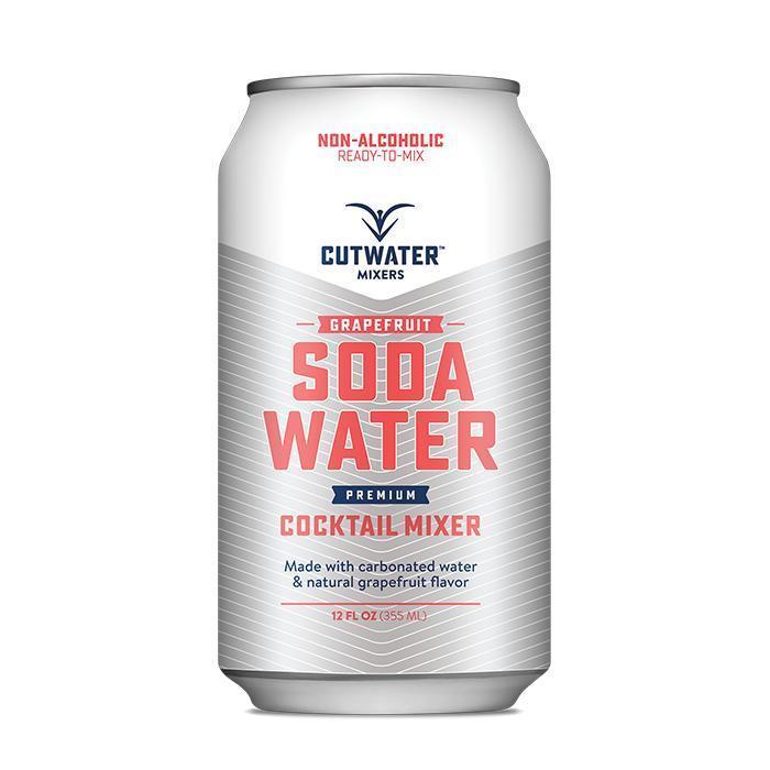 Cutwater Spirits Grapefruit Soda Water Mixer (4 Pack – 12 Ounce Cans) - Main Street Liquor