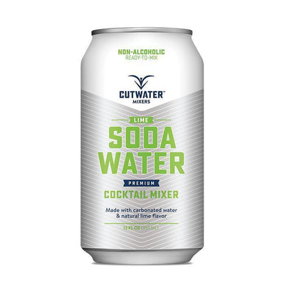Cutwater Spirits Lime Soda Water Mixer (4 Pack – 12 Ounce Cans) - Main Street Liquor