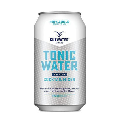 Cutwater Spirits Tonic Water Mixer (4 Pack – 12 Ounce Cans) - Main Street Liquor