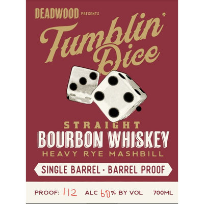 Deadwood Tumblin’ Dice 7 Year Old Straight Bourbon - Main Street Liquor