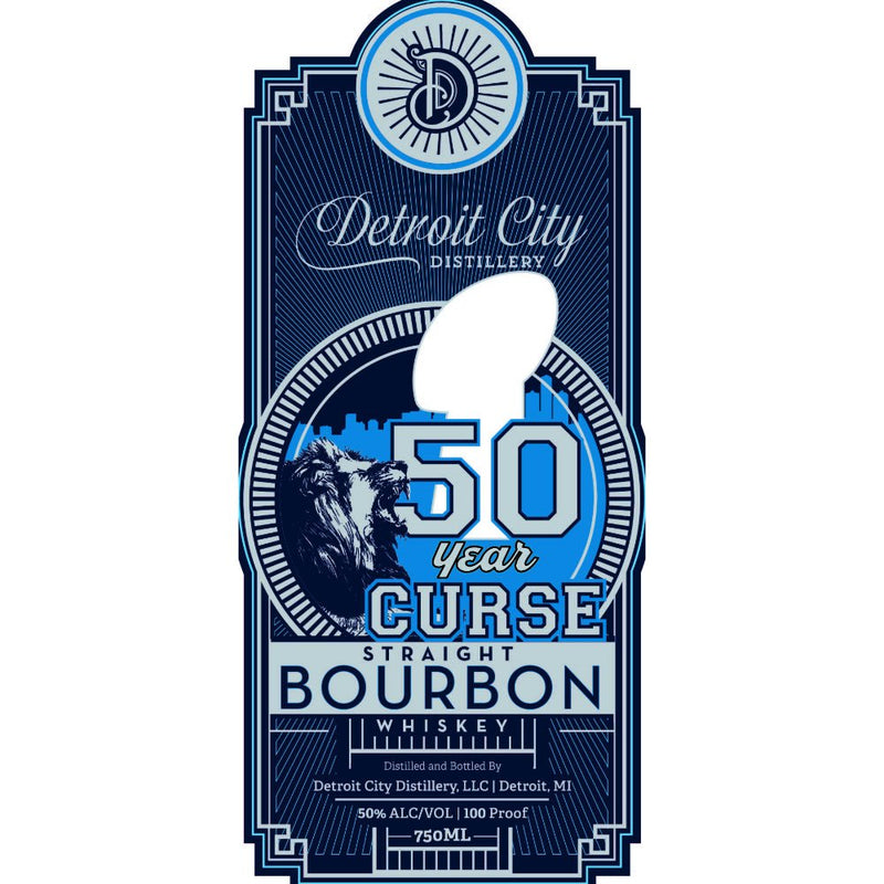 Detroit City Distillery 50 Year Curse Straight Bourbon - Main Street Liquor
