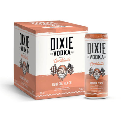 Dixie Vodka Cocktails Georgia Peach 4PK - Main Street Liquor