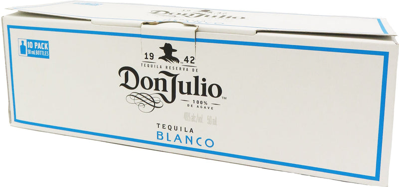 DON JULIO BLANCO (50ML 10PK) - Main Street Liquor