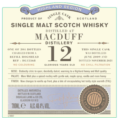 Douglas Laing Old Particular 12 Year Old Macduff - Main Street Liquor