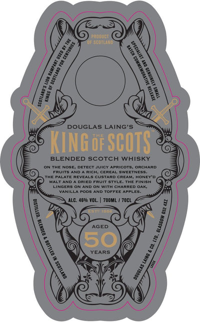 Douglas Laing's King of the Scots Blended Scotch 50 Year Old - Main Street Liquor