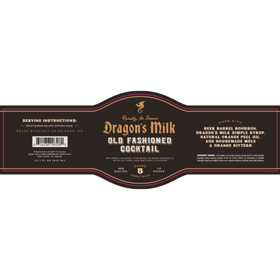 Dragon’s Milk Old Fashioned Cocktail - Main Street Liquor