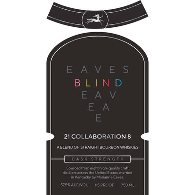 Eaves Blind 21 Collaboration 8 Blend Bourbon - Main Street Liquor