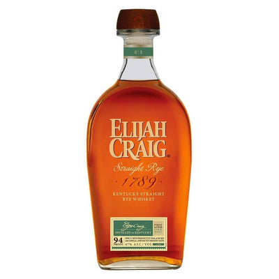 Elijah Craig Straight Rye Whiskey - Main Street Liquor