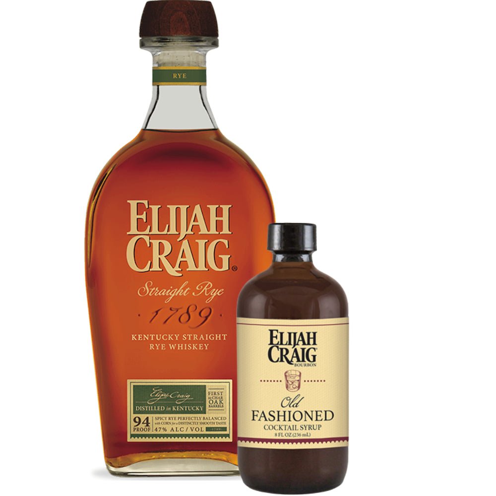 Buy Elijah Craig Straight Rye Whiskey + FREE Bottle Of Elijah Craig Old