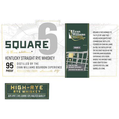Evan Williams Square 6 Kentucky Straight Rye - Main Street Liquor