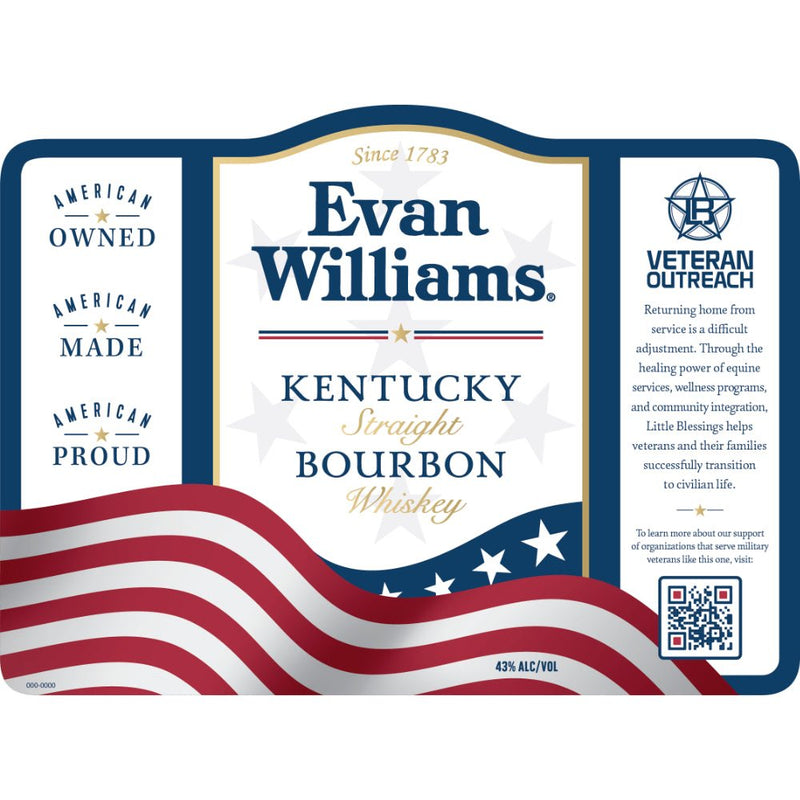 Evan Williams Veteran Outreach Straight Bourbon - Main Street Liquor