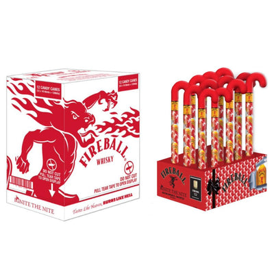 Fireball Candy Cane 10pk 50mL - Main Street Liquor