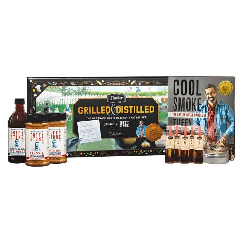 Flaviar Grilled & Distilled BBQ and Whiskey Tasting Set - Main Street Liquor