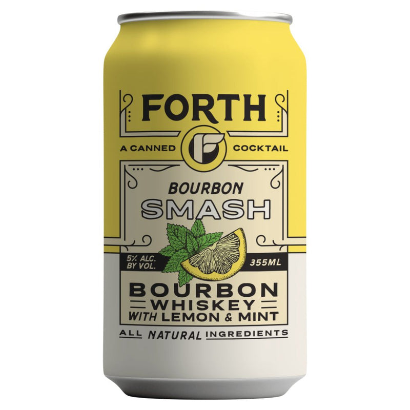 Forth Bourbon Smash Canned Cocktail 4pk - Main Street Liquor