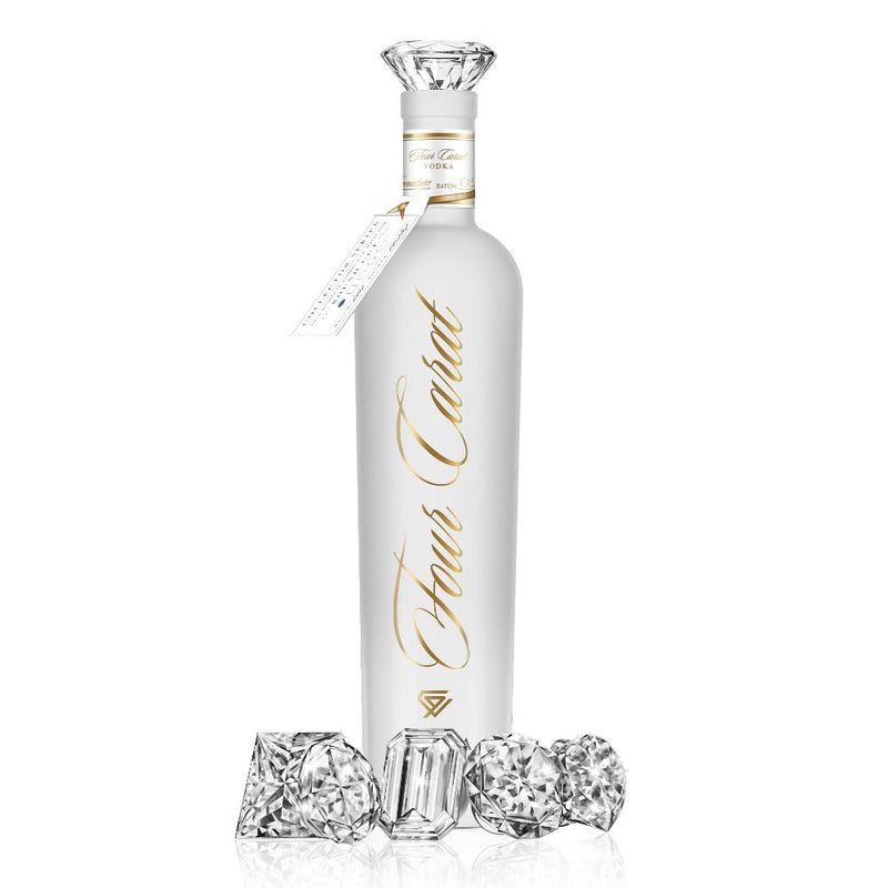 Four Carat Vodka Collectors Edition With Diamond Cut Closure (Full Set) - Main Street Liquor