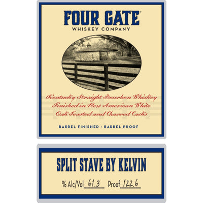 Four Gate Split Stave by Kelvin Straight Bourbon - Main Street Liquor
