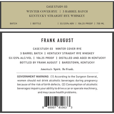 Frank August Case Study: 03 - Main Street Liquor