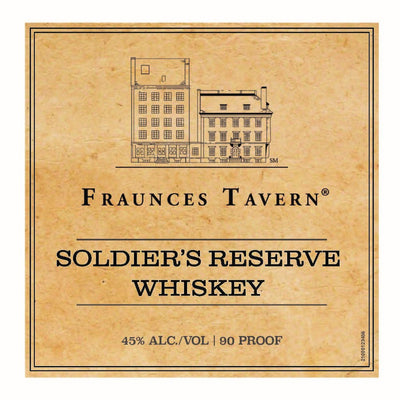 Fraunces Tavern Soldier’s Reserve Whiskey - Main Street Liquor