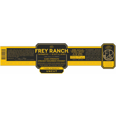Frey Ranch Farm Strength Uncut Cask Strength Straight Bourbon - Main Street Liquor