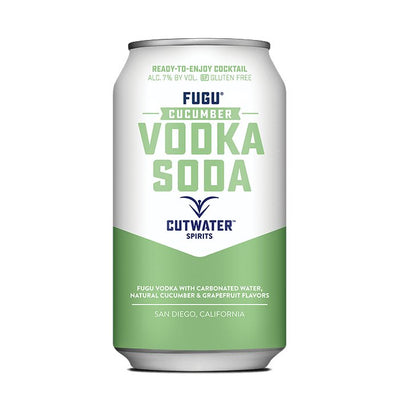 Fugu Cucumber Vodka Soda (4 Pack - 12 Ounce Cans) - Main Street Liquor