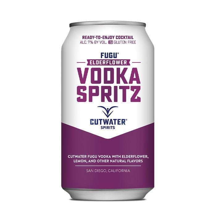 Fugu Elderflower Vodka Spritz (4 Pack - 12 Ounce Cans) - Main Street Liquor