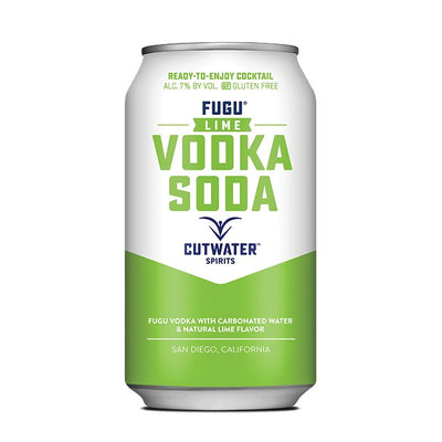 Fugu Lime Vodka Soda (4 Pack - 12 Ounce Cans) - Main Street Liquor