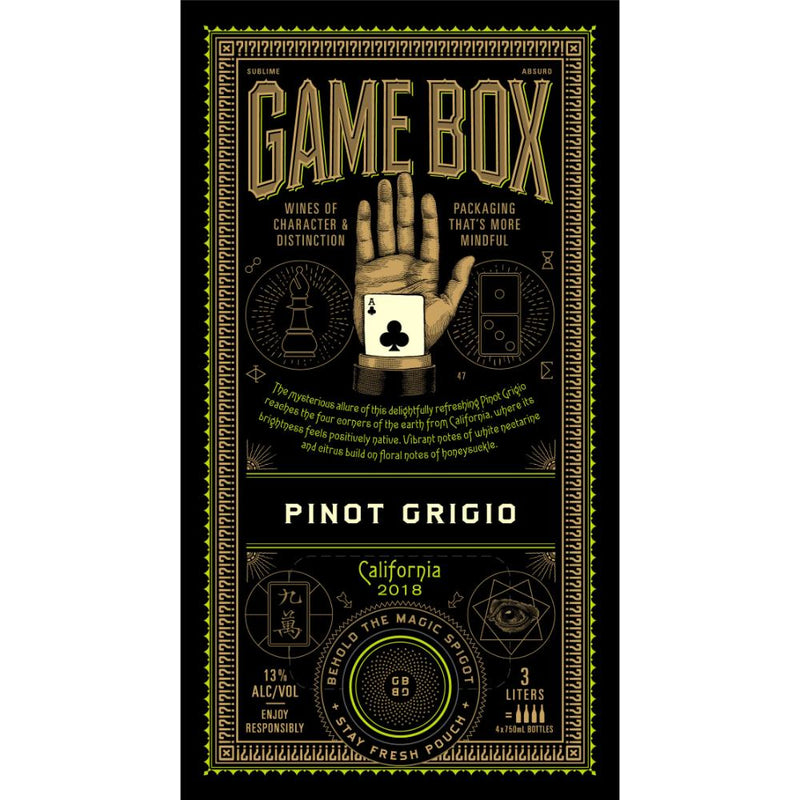 Game Box Wine Pinot Grigio - Main Street Liquor