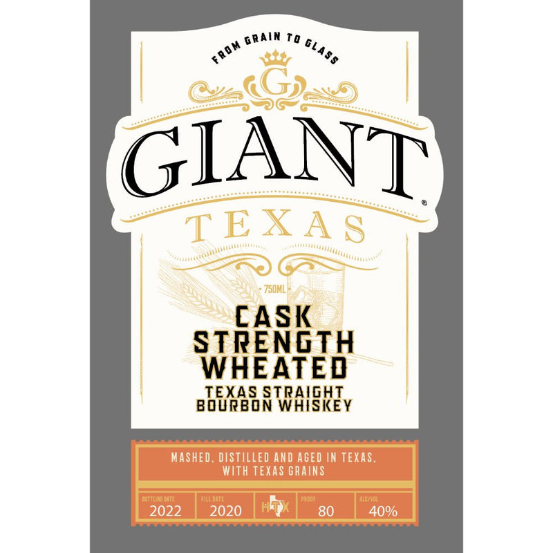 Giant Texas Cask Strength Wheated Straight Bourbon - Main Street Liquor