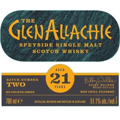Glenallachie 21 Year Old Batch Number Two - Main Street Liquor