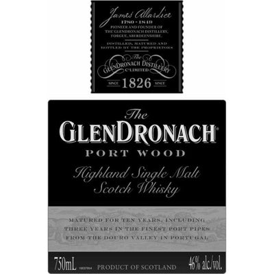 Glendronach Port Wood - Main Street Liquor