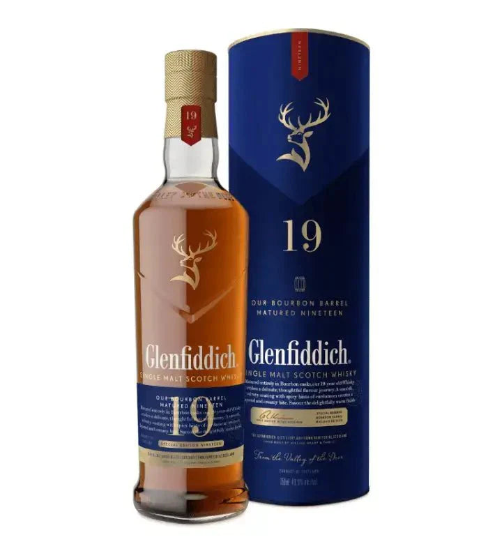 Glenfiddich 19 Year Old Bourbon Barrel Matured Single Malt Scotch Whisky 750mL - Main Street Liquor