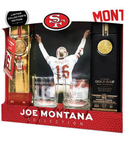 Gold Bar Joe Montana Season Kickoff Collection Gift Set - Main Street Liquor