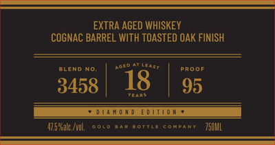 Gold Bar X Kyle Chan Diamond Edition Whiskey – 18 Years, Cognac Barrel Finish - Main Street Liquor